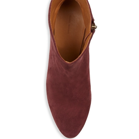 Isabel Marant Dacken Suede Ankle Boots Size 38 - Picture 2 of 8